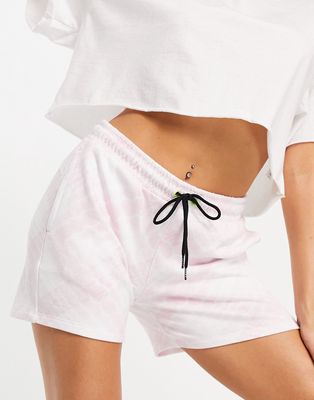 DKNY Sport shorts with logo in pale pink - part of a set