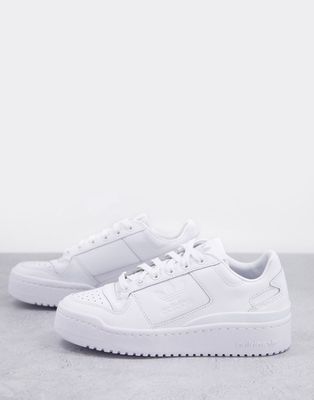 adidas Originals Forum Bold sneakers in triple white