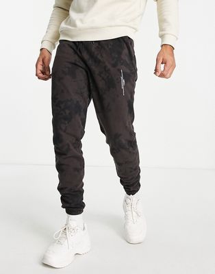 Good For Nothing bleached sweatpants in black and brown - part of a set-Multi