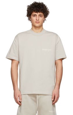 Essentials Beige Cotton Jersey T-Shirt