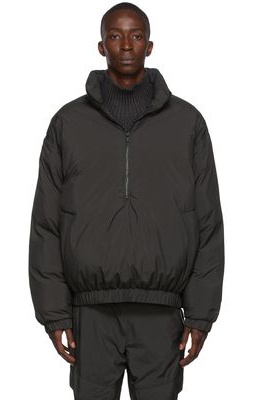 Essentials Black Pullover Jacket
