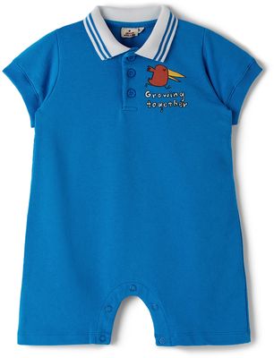 Jellymallow Baby Blue 'Growing Together' Bodysuit