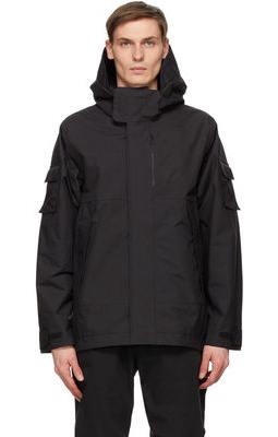 Goldwin Black Pertex® Hooded Over Jacket