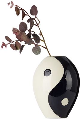 Degoey Planet Black & White Balanced Vase