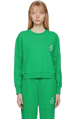 Frame Green Mixed Sweatshirt
