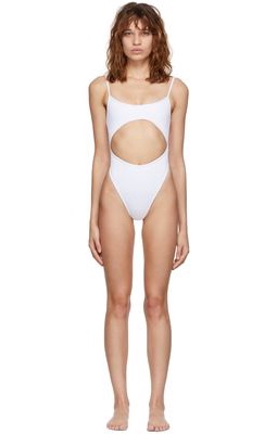 ANDREADAMO SSENSE Exclusive White Cut-Out Swimsuit