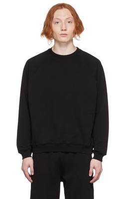 AURALEE Black Smooth Sweatshirt