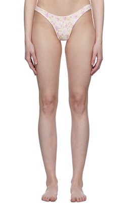 Magda Butrym White Thin Bikini Bottoms