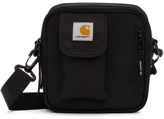 Carhartt Work In Progress Black Small Essentials Shoulder Bag