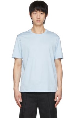 Brioni Blue Cotton Gassed T-Shirt