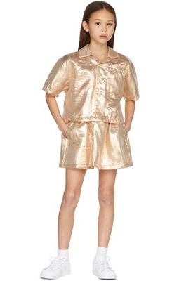 Repose AMS Kids Gold Metallic Skirt