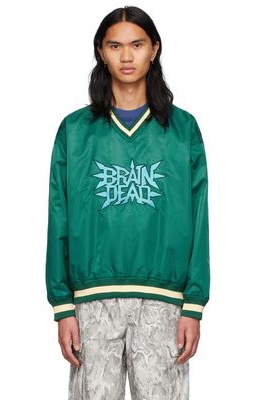 Brain Dead Green Swing Away Sweatshirt