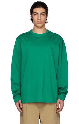Juun.J Green 'Délicat' Long Sleeve T-Shirt