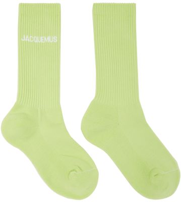 Jacquemus Green 'Les Chaussettes Jacquemus' Socks