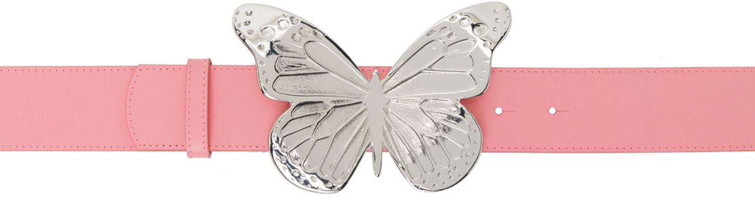 Blumarine Pink Butterfly Belt