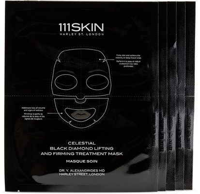 111 Skin Five-Pack Celestial Black Diamond Lifting And Firming Face Mask, 31 mL
