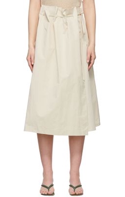 LE17SEPTEMBRE Off-White Cotton Skirt