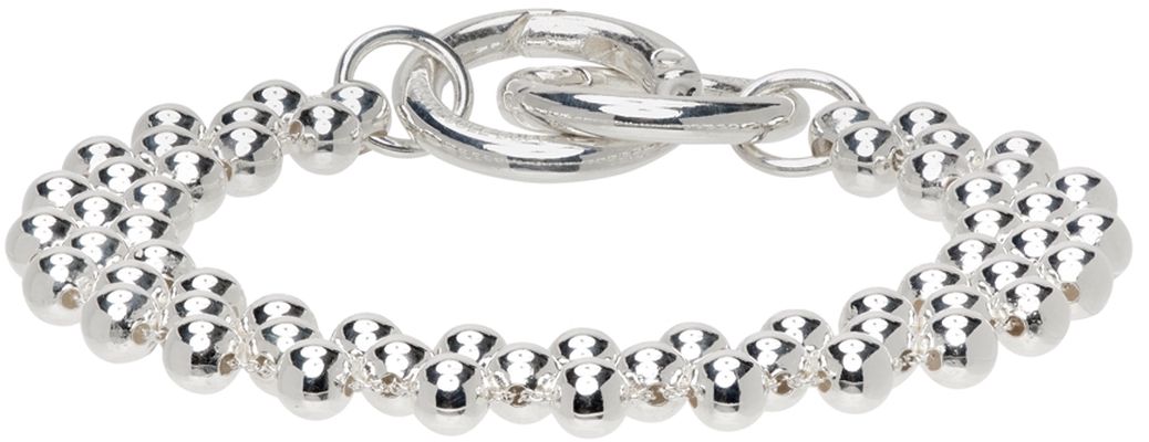 Lorette Colé Duprat SSENSE Exclusive Silver Trinity Orthodox Bracelet