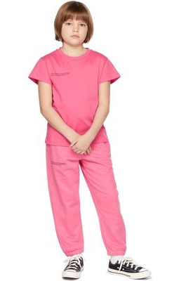 PANGAIA Kids Pink Organic Cotton 365 T-Shirt