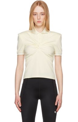 Pushbutton Yellow Twisted Polo