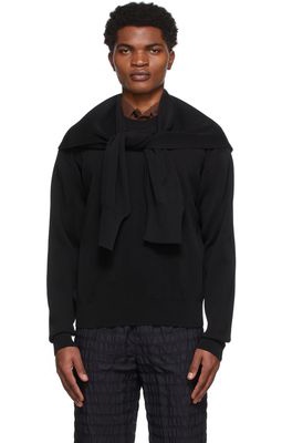 LE17SEPTEMBRE Black Cotton Sweater