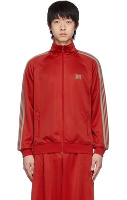 Needles Red Poly Smooth Track Jacket