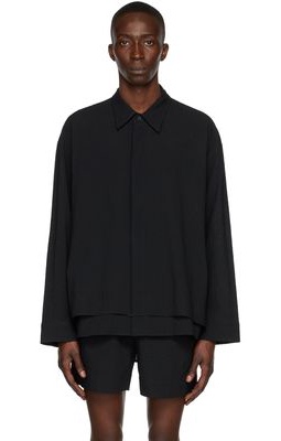LE17SEPTEMBRE SSENSE Exclusive Black Layered Shirt