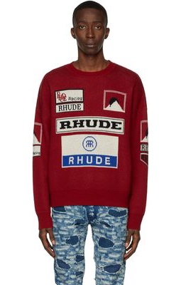 Rhude Red Ayrton Sweater