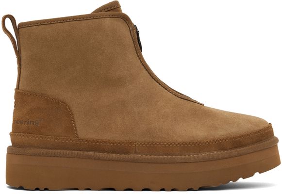 White Mountaineering Brown UGG Edition Harkley Zip Boots