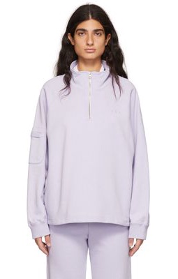 MM6 Maison Margiela Purple Cotton Sweatshirt