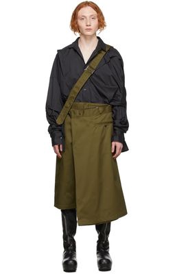 KIDILL SSENSE Exclusive Green Dickies Edition Fold Trousers