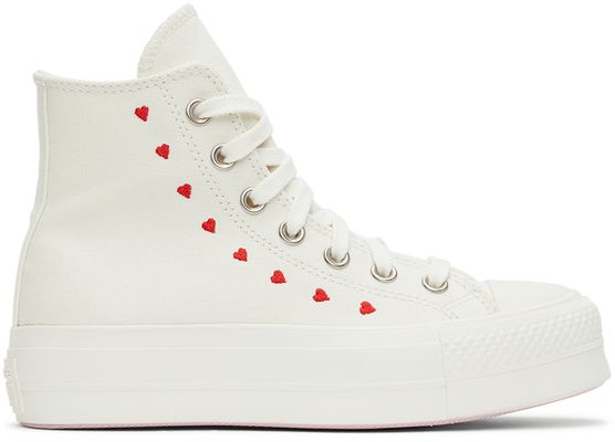 Converse White Chuck Taylor All Star Lift High Top Sneakers