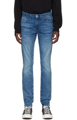 Frame Blue Degradable 'L'Homme Skinny' Jeans