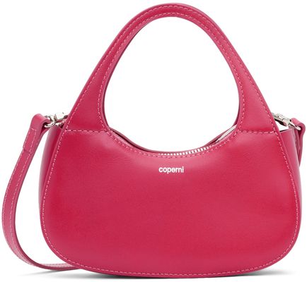 Coperni Pink Micro Baguette Swipe Bag