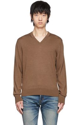 TOM FORD Brown Wool Sweater