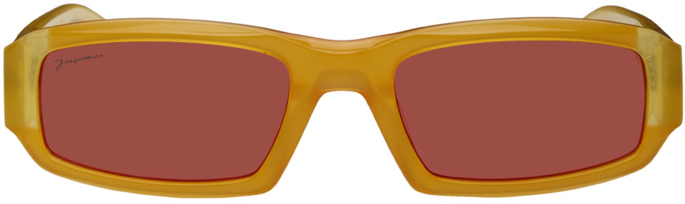 Jacquemus Orange 'Les Lunettes Altù' Sunglasses
