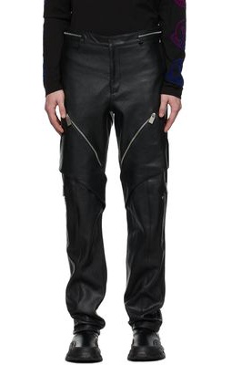 Moncler Genius 6 Moncler 1017 ALYX 9SM Black Leather Pants