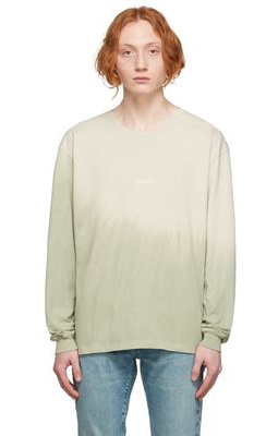 Frame Khaki & Beige Tie-Dye T-Shirt