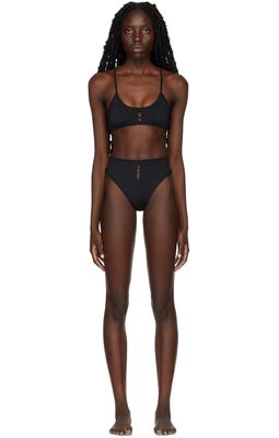 Rui SSENSE Exclusive Black High Waist Bikini