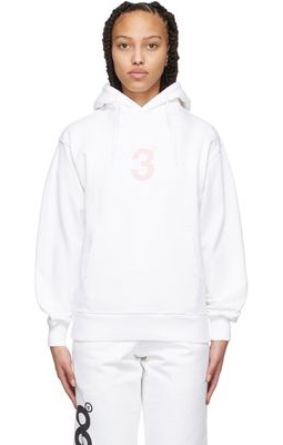 Aitor Throup's TheDSA SSENSE Exclusive White Graphic Hoodie