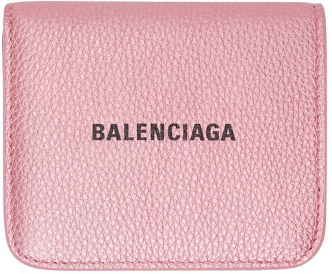 Balenciaga Pink Cash Flap Card Holder