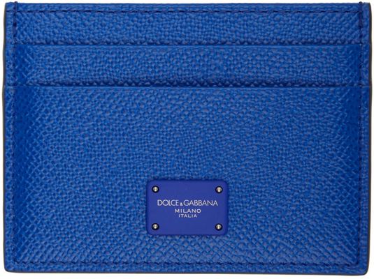 Dolce & Gabbana Blue Dauphine Card Holder