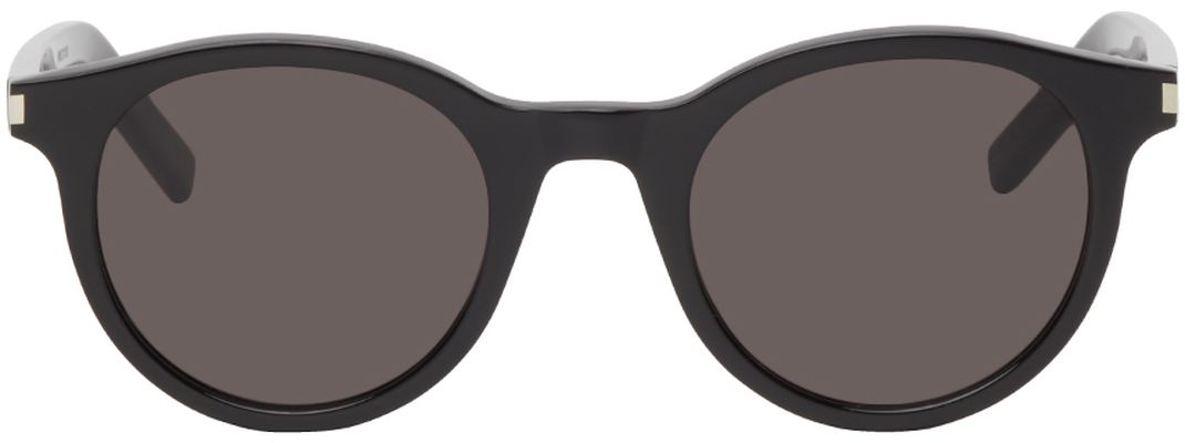 Saint Laurent Black SL 342 Round Sunglasses