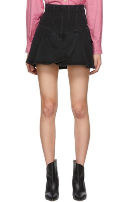Isabel Marant Black Demenia Skirt