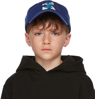 Off-White Kids Blue Monster Baseball Cap