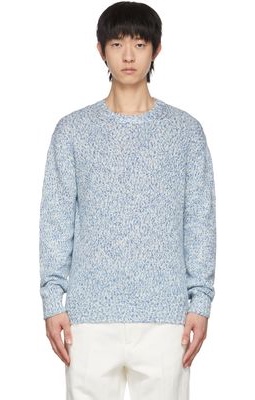 Ermenegildo Zegna Blue Knit Sweater
