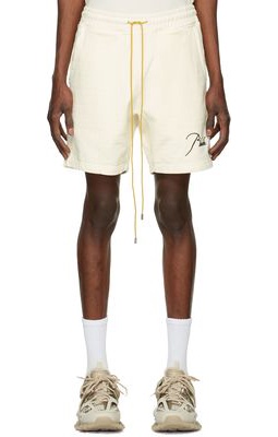 Rhude Off-White Terry Shorts