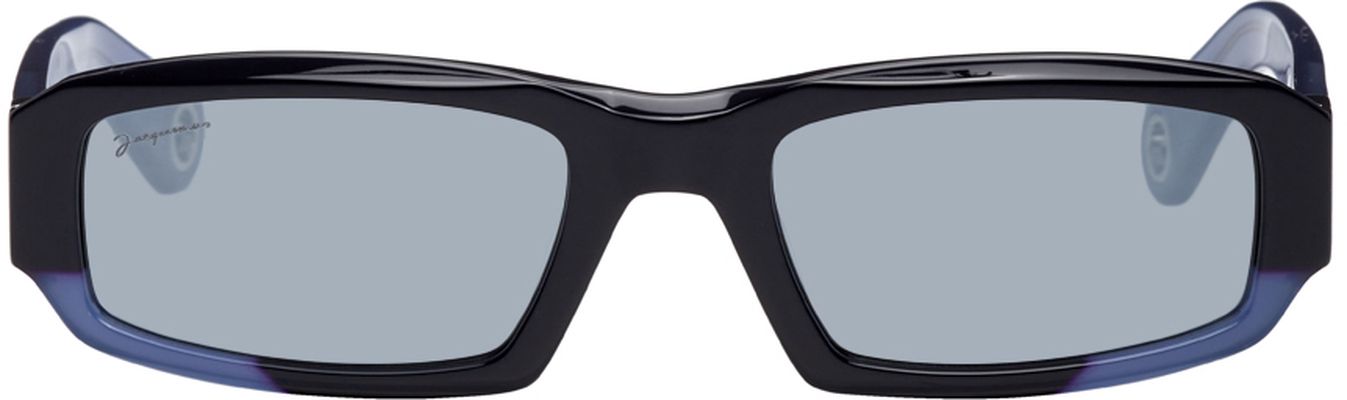 Jacquemus Navy 'Les Lunettes Altu' Sunglasses Jacquemus Navy 'Les Lunettes Altu' Sunglasses