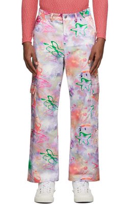 Collina Strada SSENSE Exclusive Multicolor Starfish Cargo Pants