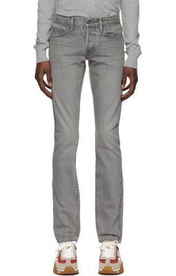 TOM FORD Grey Selvedge Jeans